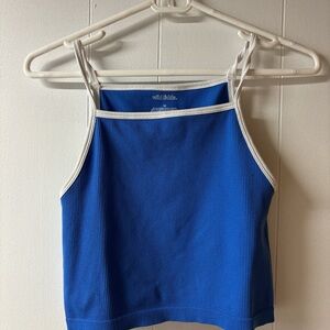 Wild Fable Blue Camisole with White Trim